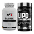 Pump-Set: MST L-Arginine 120 Kaps. + Nutrex Lipo 6 Hardcore – alle enthaltenen Artikel