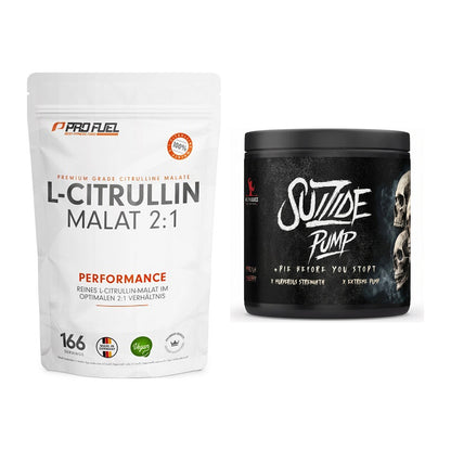 Pump-Set: ProFuel L-Citrullin Malat + #GYMJUICE SUIZIDE PUMP – alle enthaltenen Artikel
