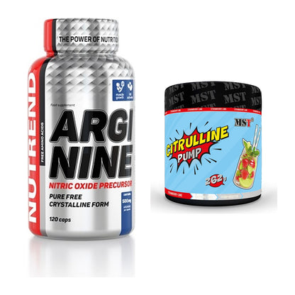 Pump-Set: Nutrend Arginine + MST Citrulline Pump – alle enthaltenen Artikel