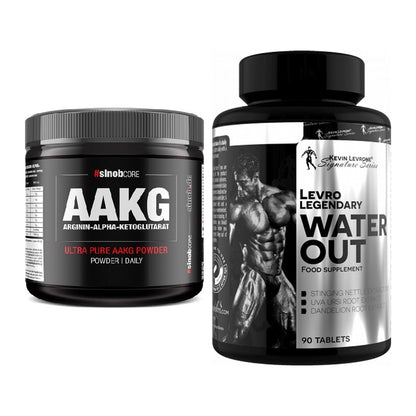 Pump-Set: Sinob Core Arginin AAKG + Kevin Levrone LevroLegendary – alle enthaltenen Artikel