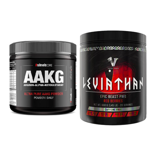 Pump-Set: Sinob Core Arginin AAKG + Viking Power Leviathan – alle enthaltenen Artikel