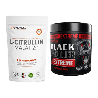 Pump-Set: ProFuel L-Citrullin Malat + Activlab Black Panther EXTREME – alle enthaltenen Artikel