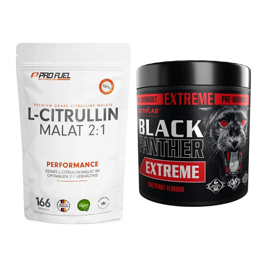 Pump-Set: ProFuel L-Citrullin Malat + Activlab Black Panther EXTREME – alle enthaltenen Artikel