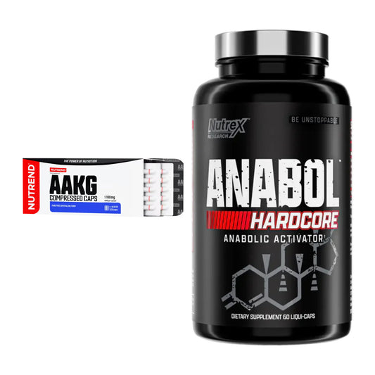 Pump-Set: Nutrend AAKG Compressed Kapseln + Nutrex Anabol Hardcore – alle enthaltenen Artikel