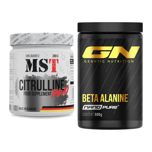 Pump-Set: MST Citrulline Malat 300g + GN Nano Beta Alanine – alle enthaltenen Artikel