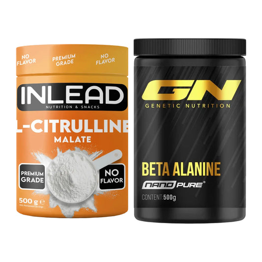 Pumppusarja: INLEAD L-Citrulline Malate 2:1 + GN Nano Beta Alanine - kaikki tuotteet mukana