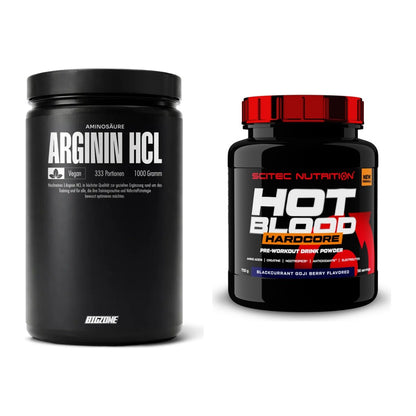 Pump-Set: Big Zone L-Arginin + Scitec Hot Blood Hardcore – alle enthaltenen Artikel