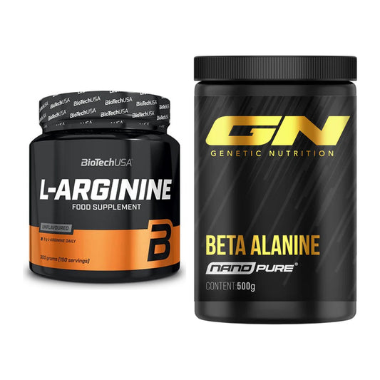 Pump-Set: BioTech L-Arginin + GN Nano Beta Alanine – alle enthaltenen Artikel