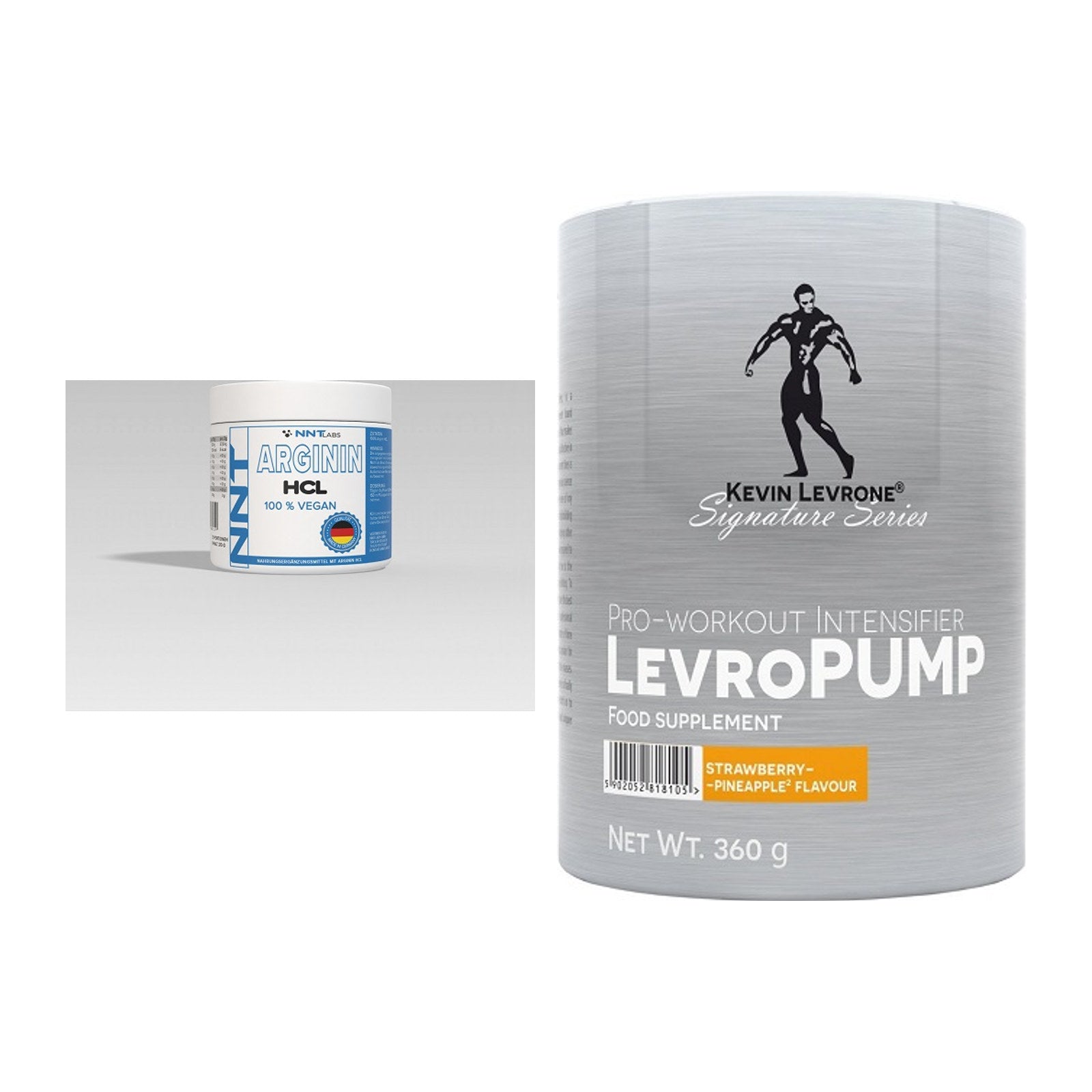 Pump-Set: NNT Arginin + Kevin Levrone Levro Pump – alle enthaltenen Artikel