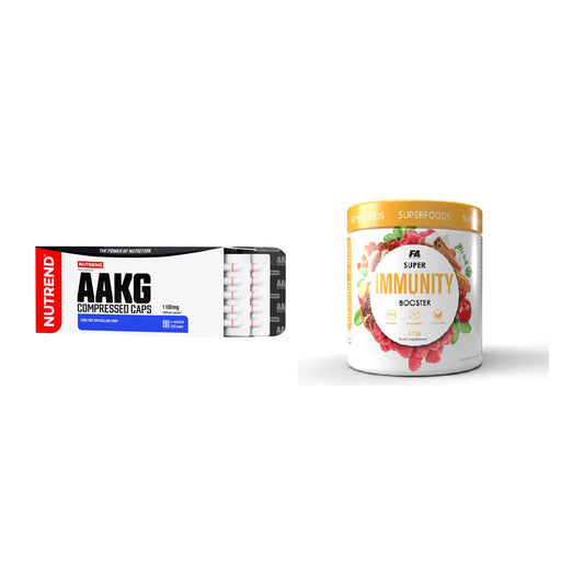 Pump-Set: Nutrend AAKG Compressed + FA Nutrition Wellnes Line – alle enthaltenen Artikel