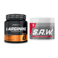Pump-Set: BioTech L-Arginin + Trec Nutrition SAW Booster – alle enthaltenen Artikel