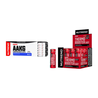 Pump-Set: Nutrend AAKG Compressed Kapseln + Nutrend Thermobooster Shot – alle enthaltenen Artikel