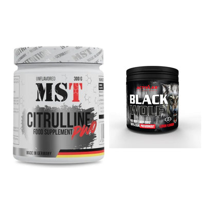 Pump-Set: MST Citrulline Malat 300g + Activlab Black Wolf Pre-Workout – alle enthaltenen Artikel
