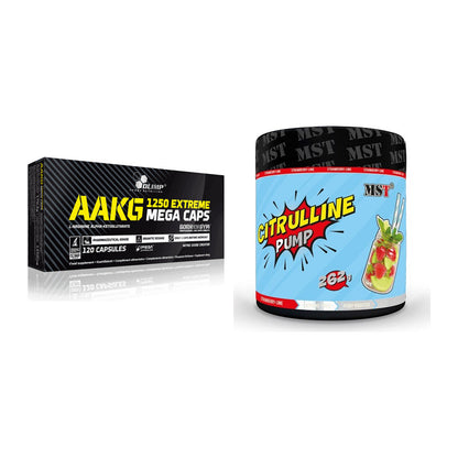 Pump-Set: Olimp AAKG Extreme Mega Caps + MST Citrulline Pump – alle enthaltenen Artikel