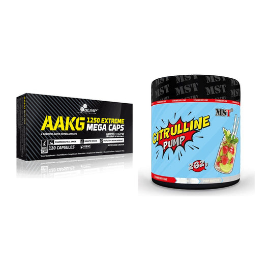 Pump-Set: Olimp AAKG Extreme Mega Caps + MST Citrulline Pump – alle enthaltenen Artikel