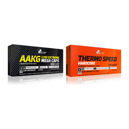 Pump-Set: Olimp AAKG Extreme Mega Caps + Olimp Thermo Speed Hardcore – alle enthaltenen Artikel