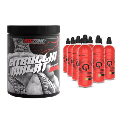 Pump-Set: Big Zone Citrullin Malat + QNT Thermo Booster 12x700ml – alle enthaltenen Artikel