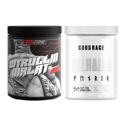 Pump-Set: Big Zone Citrullin Malat + GODSRAGE Valhalla Fenrir White – alle enthaltenen Artikel