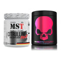 Pump-Set: MST Citrulline Malat 300g + Genius Nutrition Warcry AminoRGY – alle enthaltenen Artikel