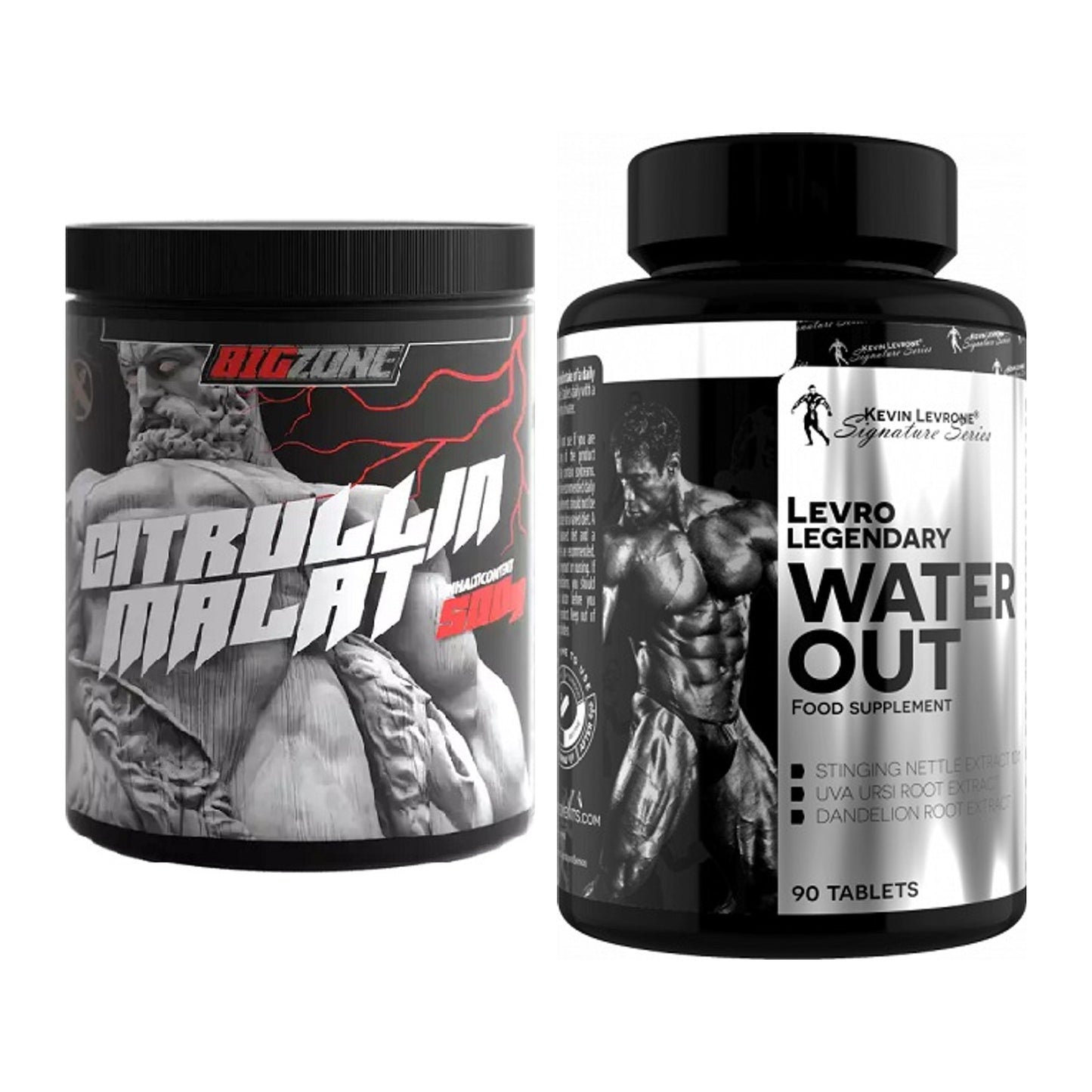 Pump-Set: Big Zone Citrullin Malat + Kevin Levrone LevroLegendary – alle enthaltenen Artikel