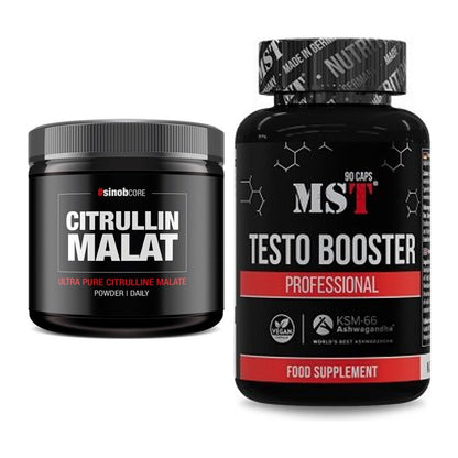 Pump-Set: Sinob Core L-Citrullin Malat + MST Testo Booster – alle enthaltenen Artikel