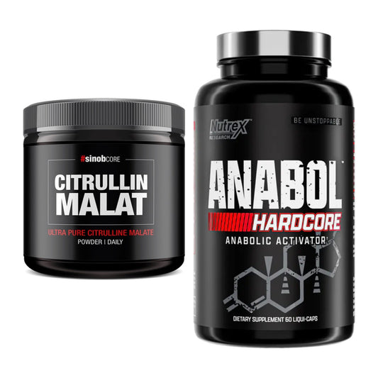 Pump-Set: Sinob Core L-Citrullin Malat + Nutrex Anabol Hardcore – alle enthaltenen Artikel