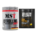 Pump-Set: MST Citrulline Malat 500g + ESN Crank Pump Pro 2.0 – alle enthaltenen Artikel
