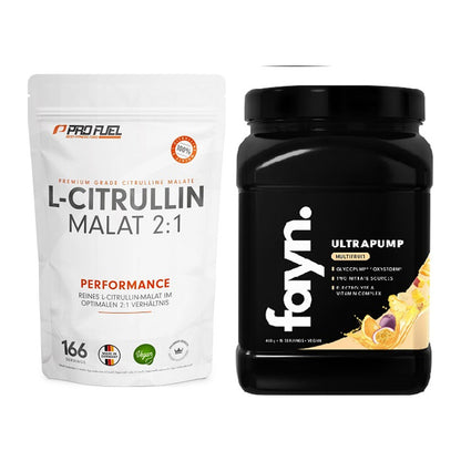 Pump-Set: ProFuel L-Citrullin Malat + Fayn. Ultrapump – alle enthaltenen Artikel