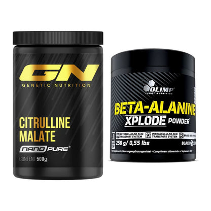 Pump-Set: GN Citrulline Malate + Olimp Beta-Alanine Xplode Powder – alle enthaltenen Artikel