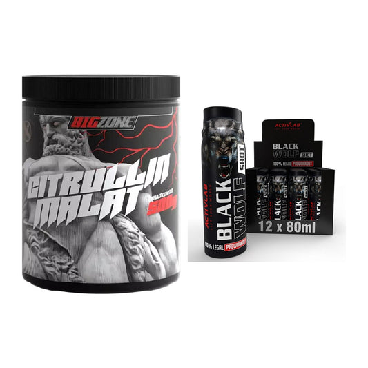 Pump-Set: Big Zone Citrullin Malat + Activlab Black Wolf Preworkout – alle enthaltenen Artikel