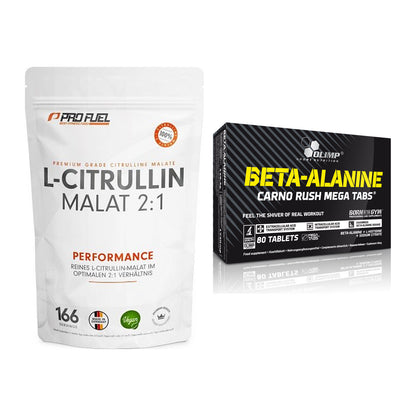 Pump-Set: ProFuel L-Citrullin Malat + Olimp Beta-Alanin Carno Rush – alle enthaltenen Artikel