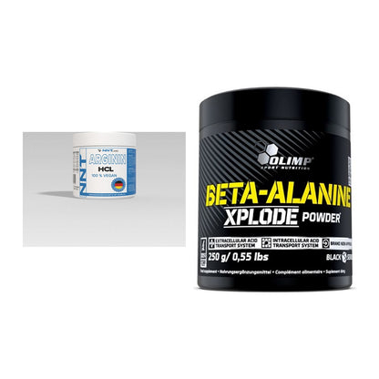 Pump-Set: NNT Arginin + Olimp Beta-Alanine Xplode Powder – alle enthaltenen Artikel