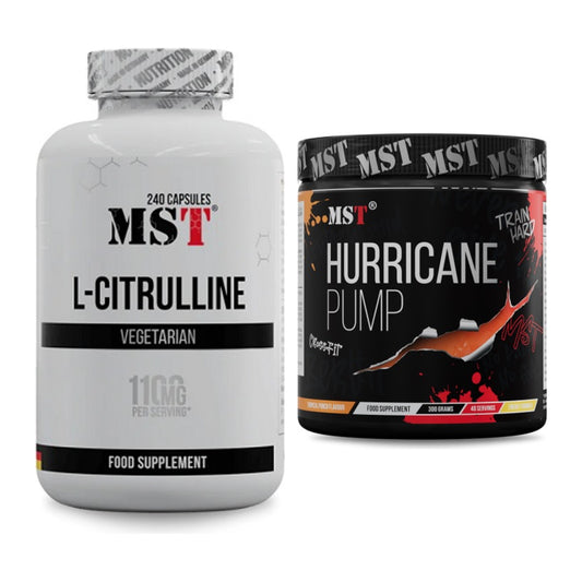 Pump-Set: MST Citrulline + MST Hurricane Pump – alle enthaltenen Artikel