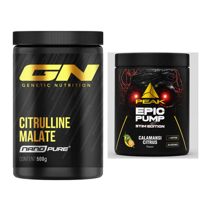 Pump-Set: GN Citrulline Malate + Peak Epic Pump Stim Edition 500g – alle enthaltenen Artikel