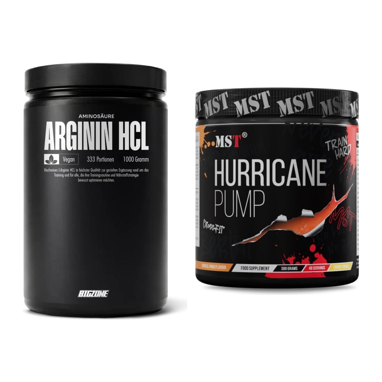 Pump-Set: Big Zone L-Arginin + MST Hurricane Pump – alle enthaltenen Artikel
