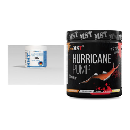 Pump-Set: NNT Arginin + MST Hurricane Pump – alle enthaltenen Artikel