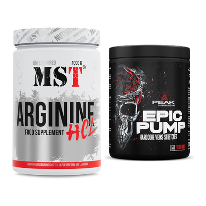 Pump-Set: MST Arginine HCL + Peak EPIC Pump – alle enthaltenen Artikel