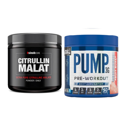 Pump-Set: Sinob Core L-Citrullin Malat + Applied Nutrition Pump – alle enthaltenen Artikel