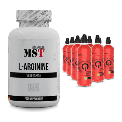 Pump-Set: MST L-Arginine 120 Kaps. + QNT Thermo Booster – alle enthaltenen Artikel