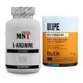 Pump-Set: MST L-Arginine 120 Kaps. + Bulk Dope Pre-Workout 30 Serv. – alle enthaltenen Artikel