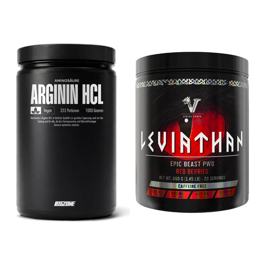 Pump-Set: Big Zone L-Arginin + Viking Power Leviathan Hardcore – alle enthaltenen Artikel