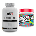 Pump-Set: MST Citrulline + Ghost Legend V4 30 Serv. 645g – alle enthaltenen Artikel