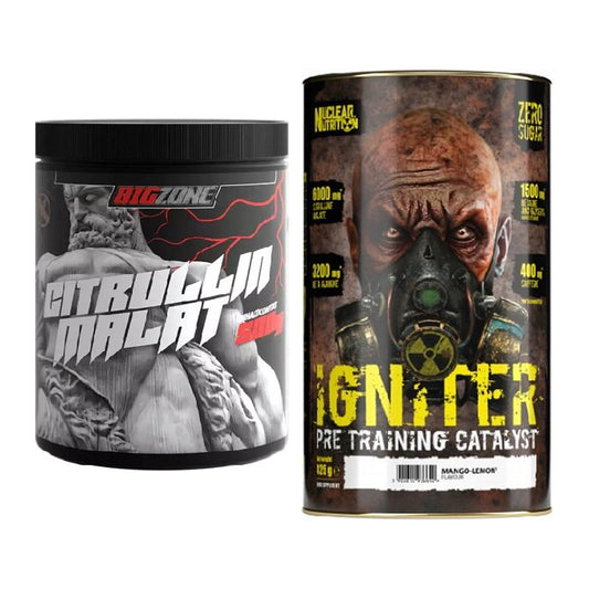 Pump-Set: Big Zone Citrullin Malat + Nuclear Nutrition IGNITER Booster – alle enthaltenen Artikel