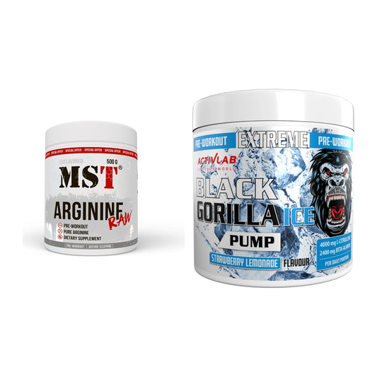 Pump-Set: MST Arginine RAW + Activlab Black Gorilla Ice Pump – alle enthaltenen Artikel
