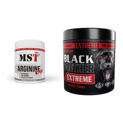 Pump-Set: MST Arginine RAW + Activlab Black Panther EXTREME – alle enthaltenen Artikel