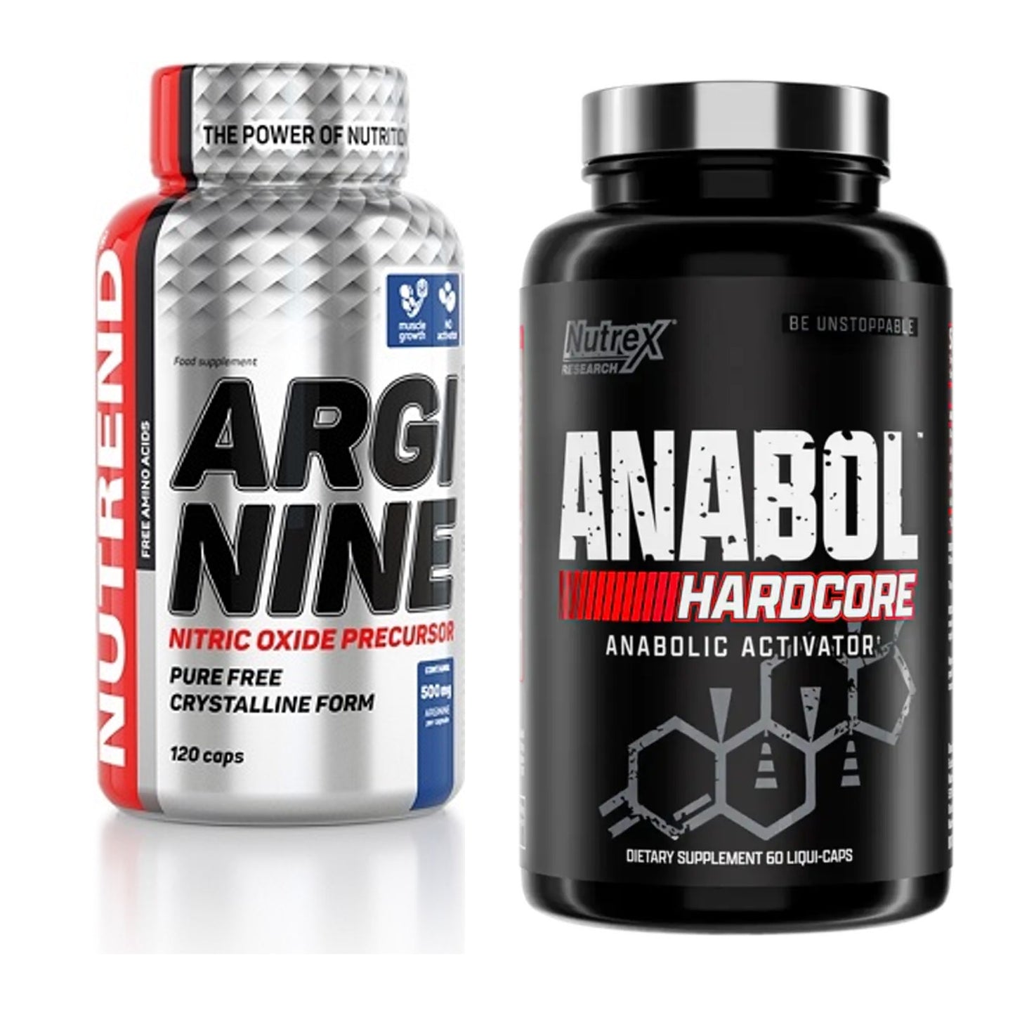 Pump-Set: Nutrend Arginine + Nutrex Anabol Hardcore – alle enthaltenen Artikel