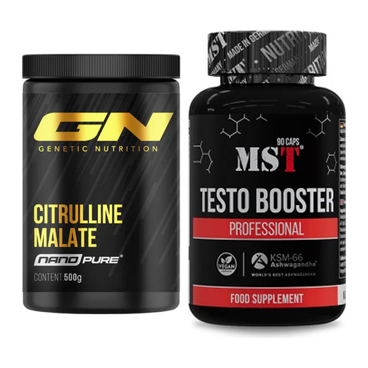 Pump-Set: GN Citrulline Malate + MST Testo Booster Professional – alle enthaltenen Artikel