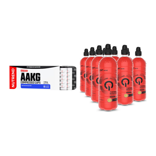 Pump-Set: Nutrend AAKG Compressed + QNT Thermo Booster 12x700ml – alle enthaltenen Artikel