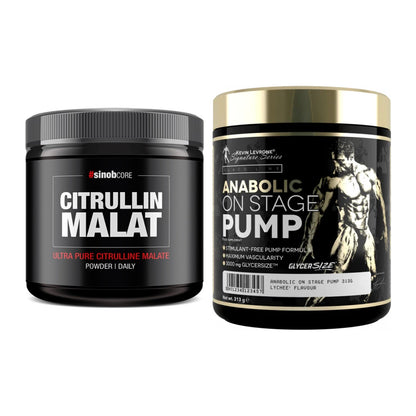 Pump-Set: Sinob Core L-Citrullin Malat + Kevin Levrone Anabolic – alle enthaltenen Artikel