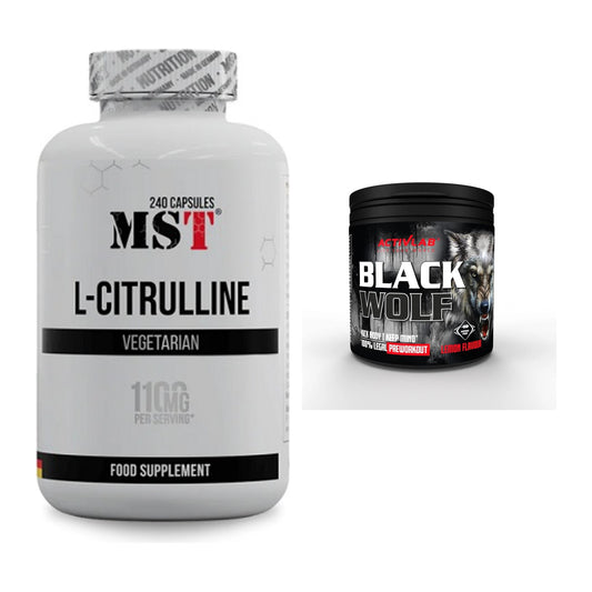 Pump-Set: MST Citrulline + Activlab Black Wolf Pre-Workout – alle enthaltenen Artikel